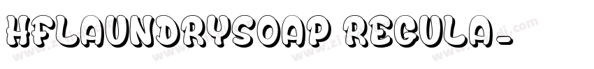 HFLaundrySoap Regula字体转换